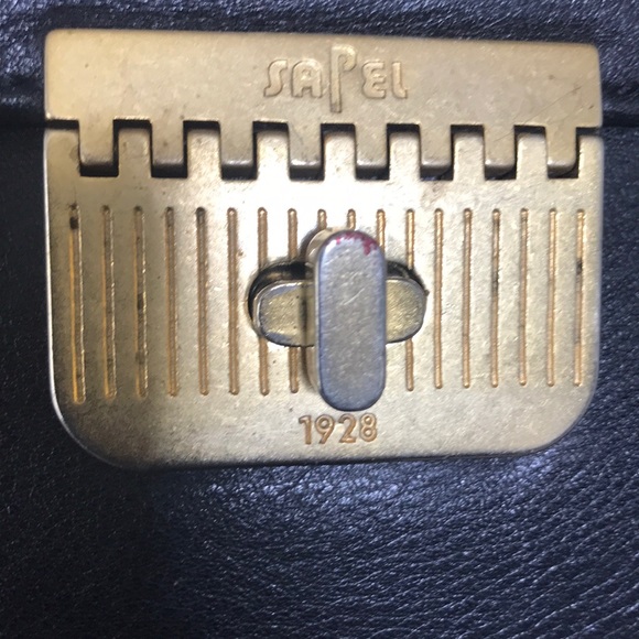 Vintage Sapel Italian leather handbag 😘 - Picture 2 of 8